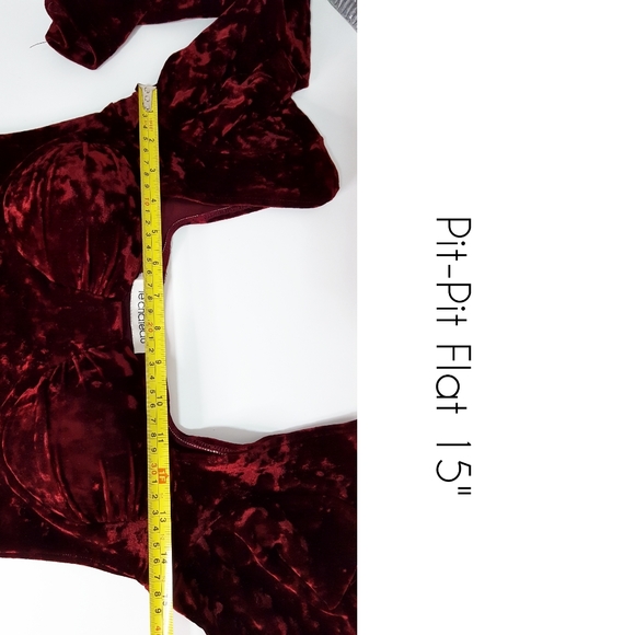 Le chateau🥀 Velvet Body-Kiss Dress - Picture 9 of 12